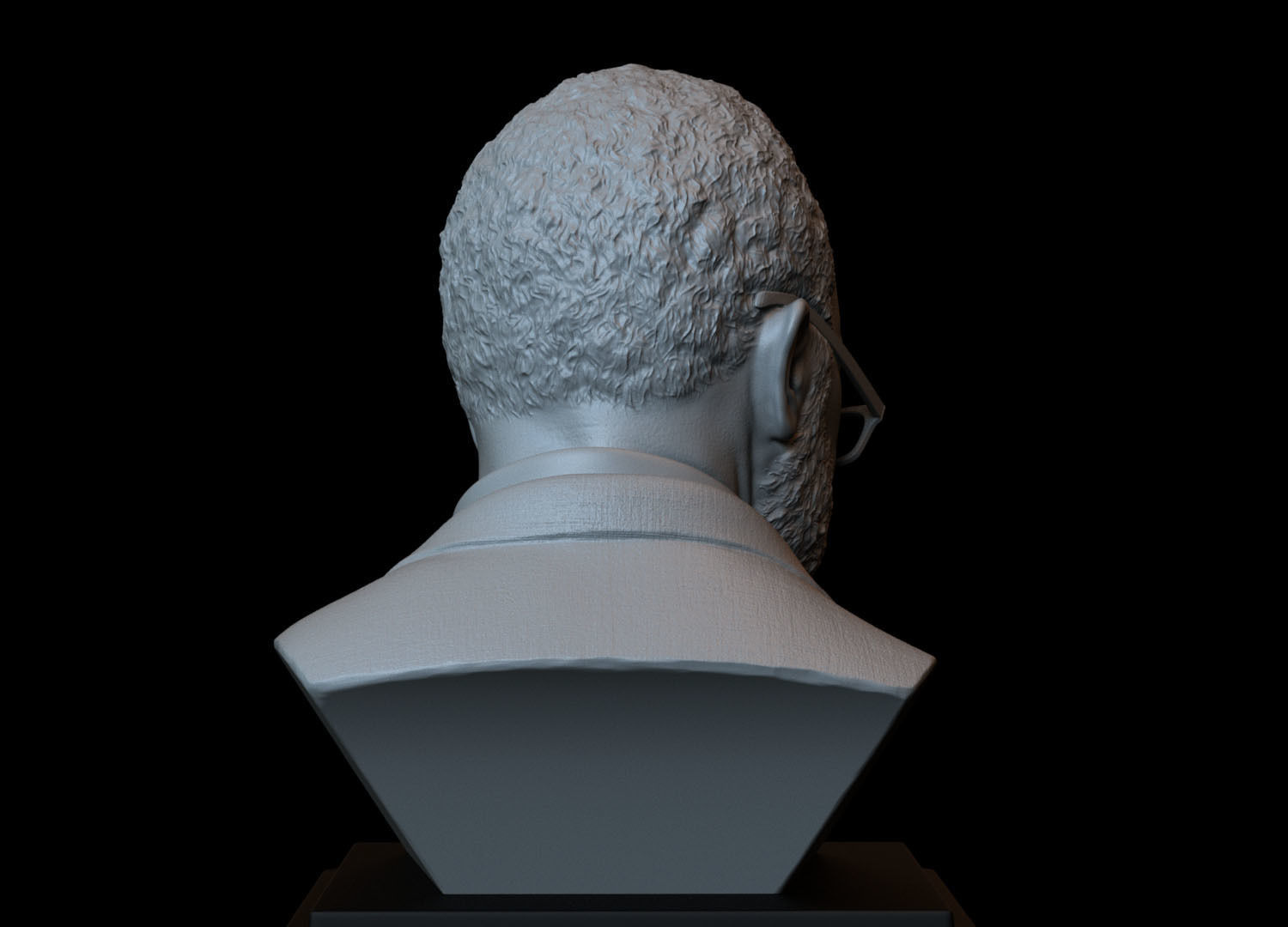 Bernard Lowe -Jeffrey Wright- from Westworld 3d printable bust 3D print model_5