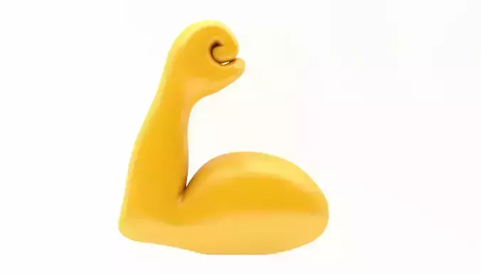 EMOJI HAND FLEXED BICEPS ICON