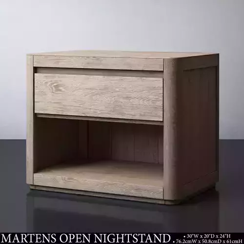 MARTENS 30in OPEN NIGHTSTAND
