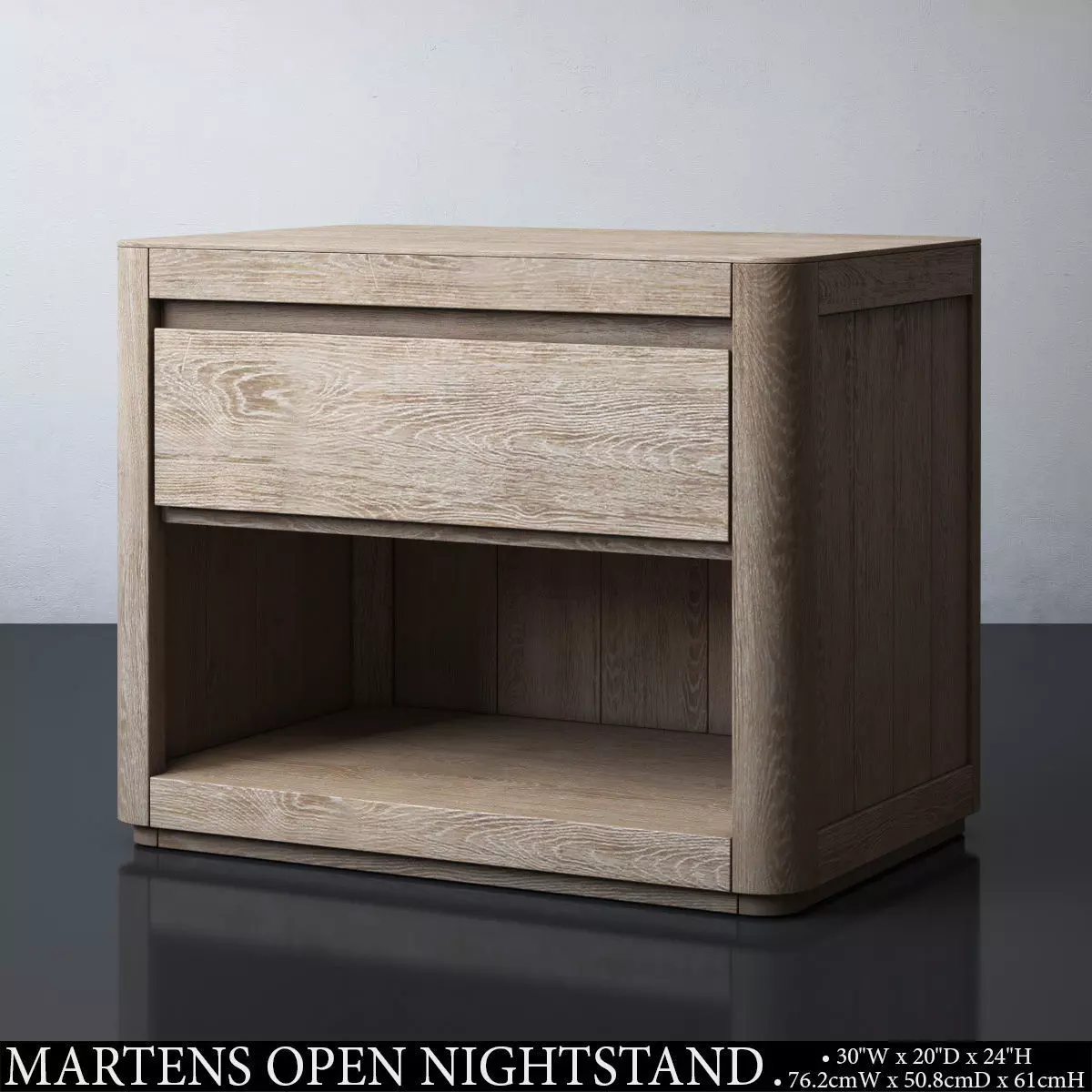 MARTENS 30in OPEN NIGHTSTAND 3D model_0
