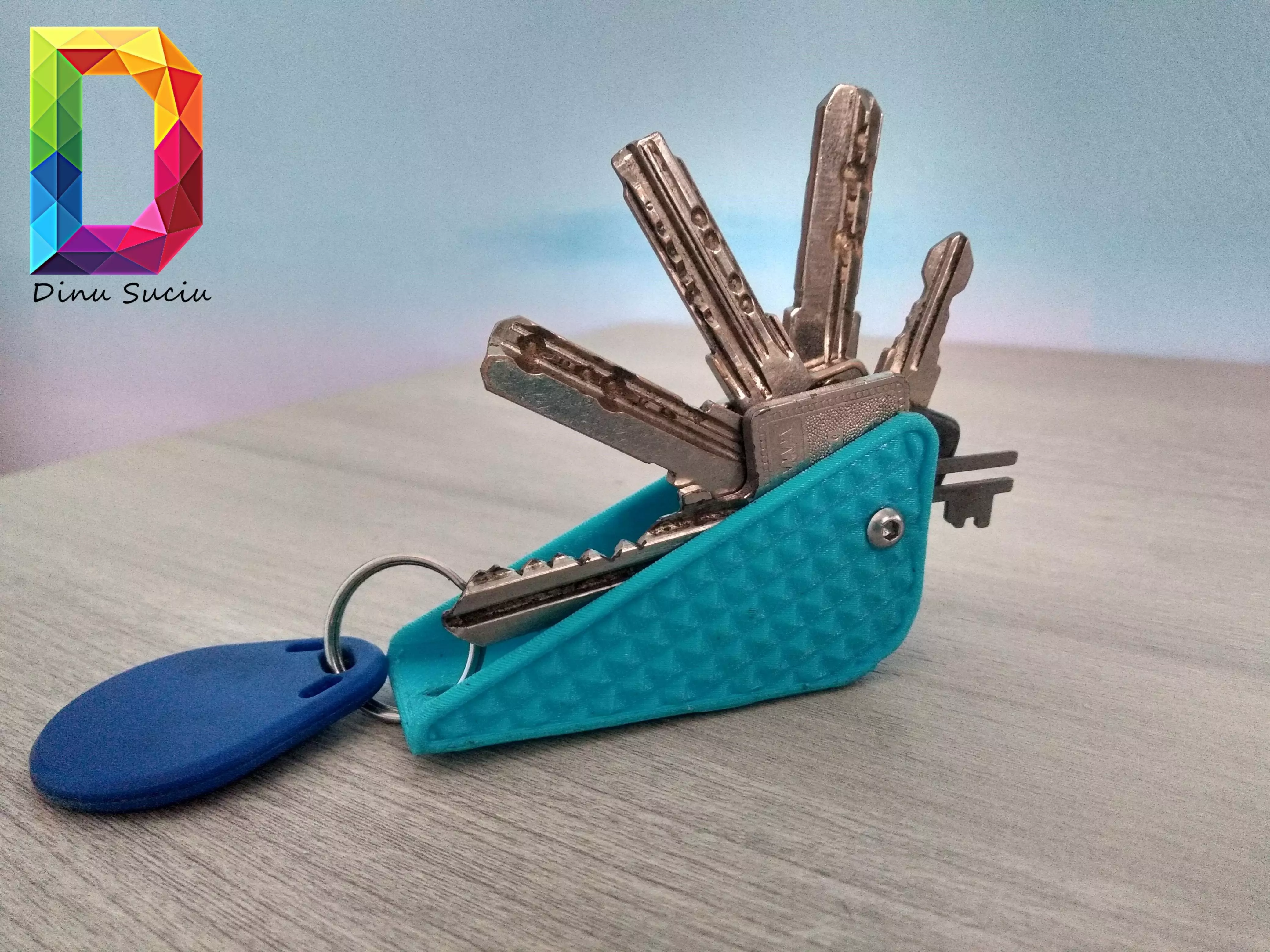 key holder 3D print model_0
