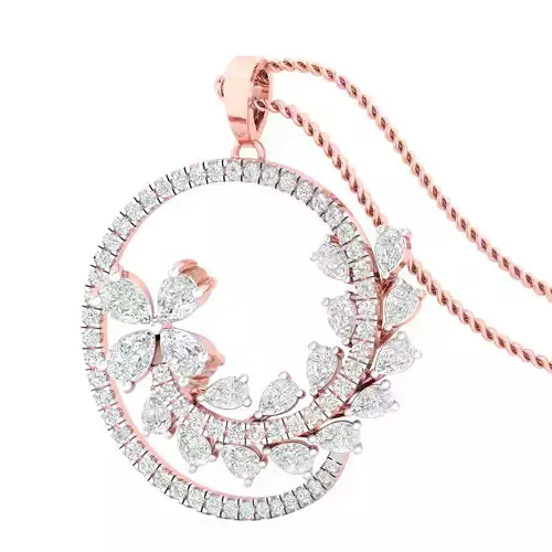 Women pendant earrings 3dm stl render detail 3D print model