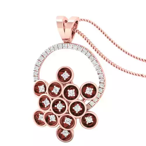 Women pendant earrings 3dm stl render detail 3D print model