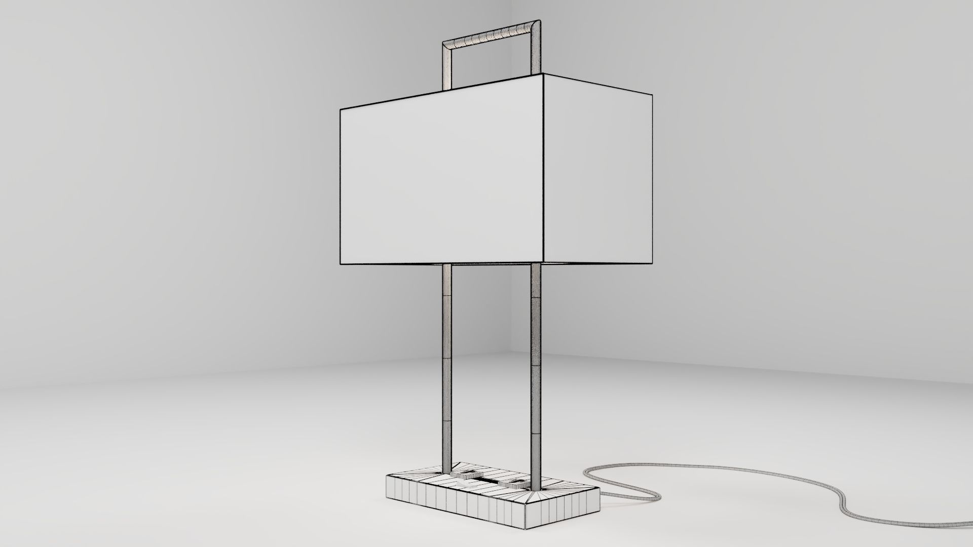 modern table lamp 3D model_14