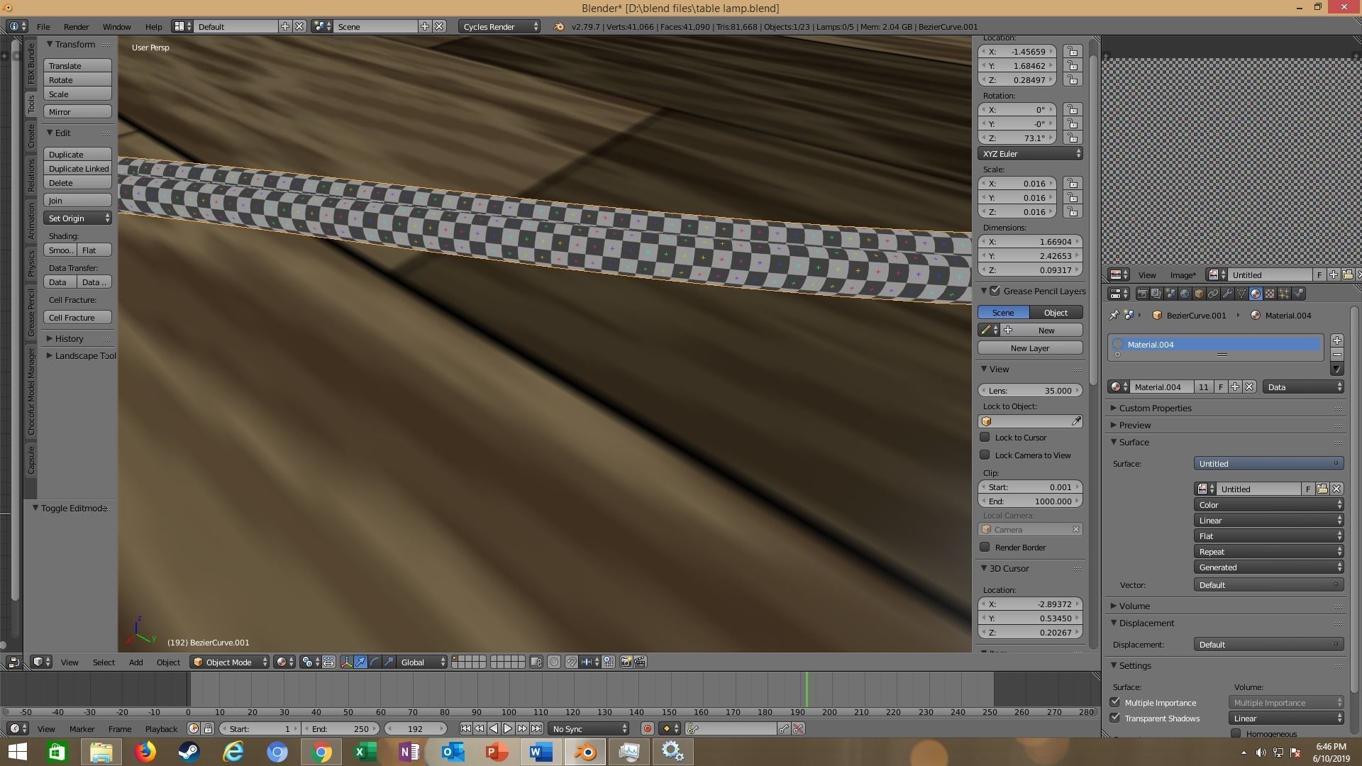 modern table lamp 3D model_88