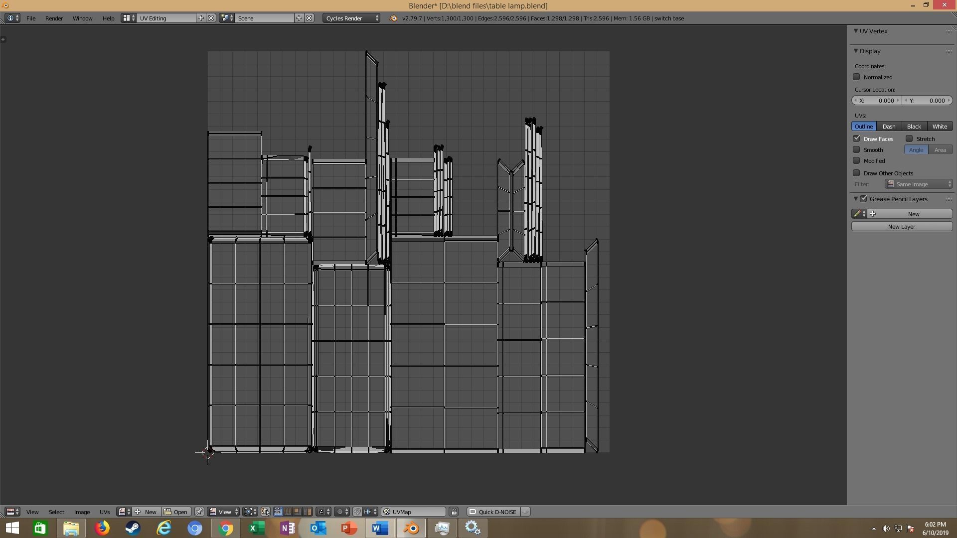modern table lamp 3D model_52