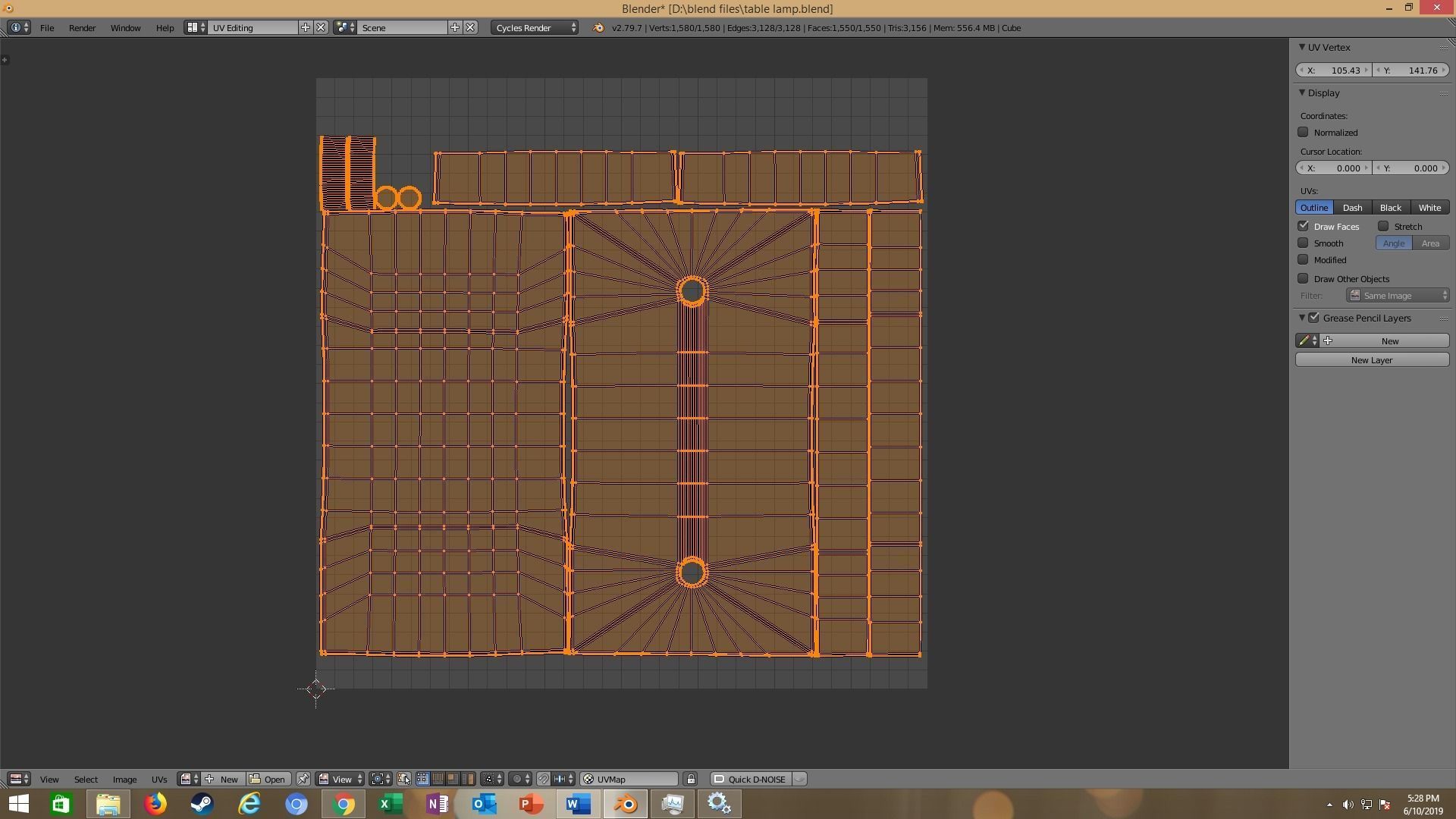 modern table lamp 3D model_26