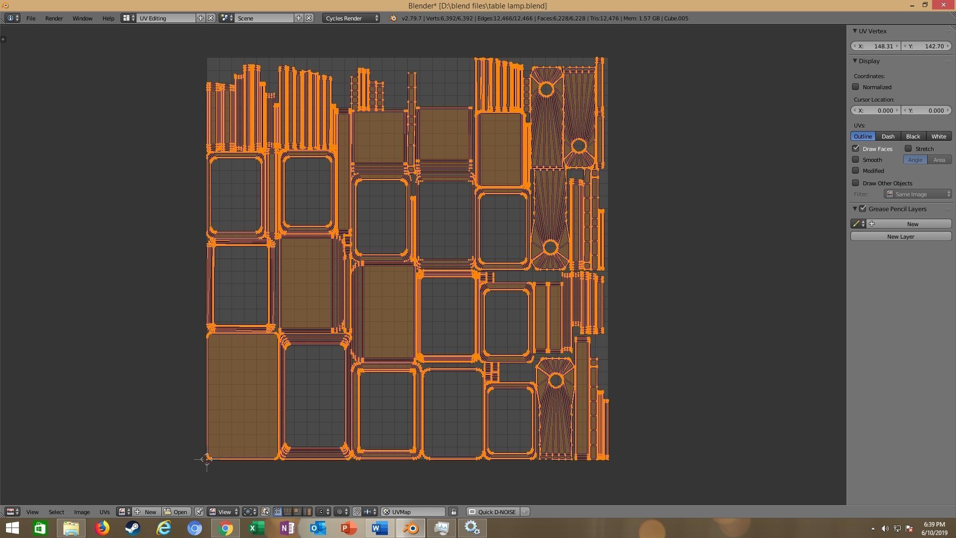 modern table lamp 3D model_31