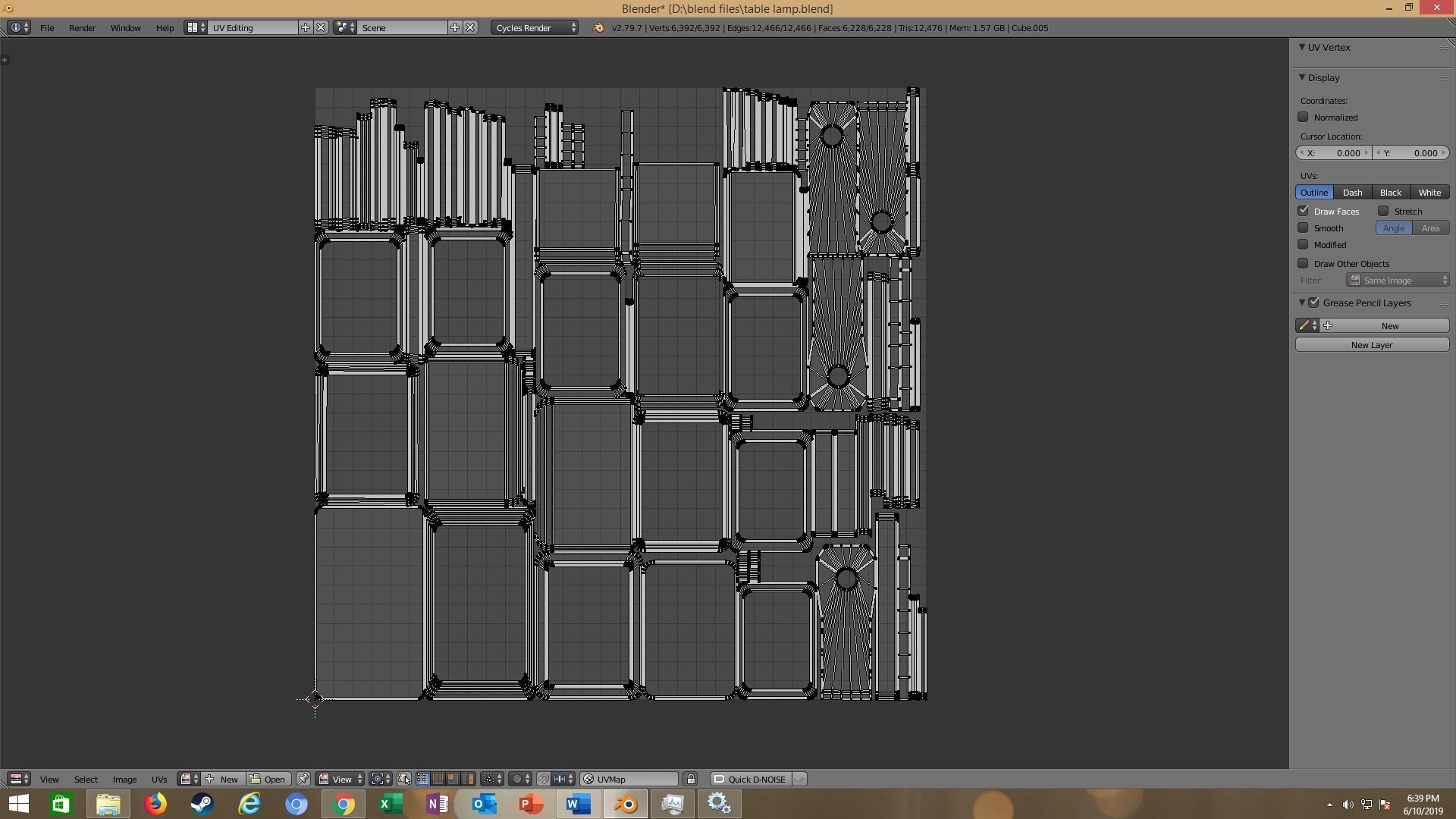 modern table lamp 3D model_87