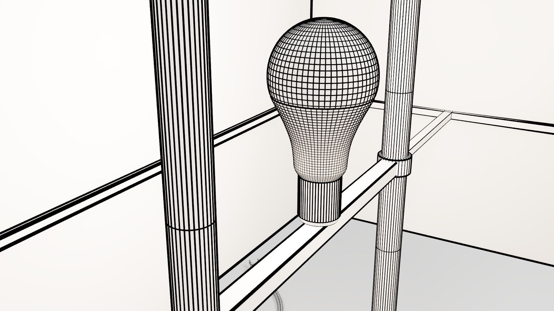 modern table lamp 3D model_24