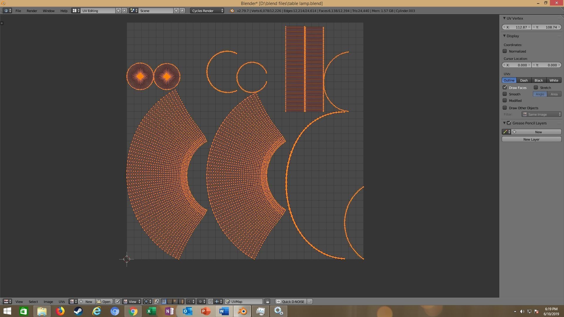 modern table lamp 3D model_33