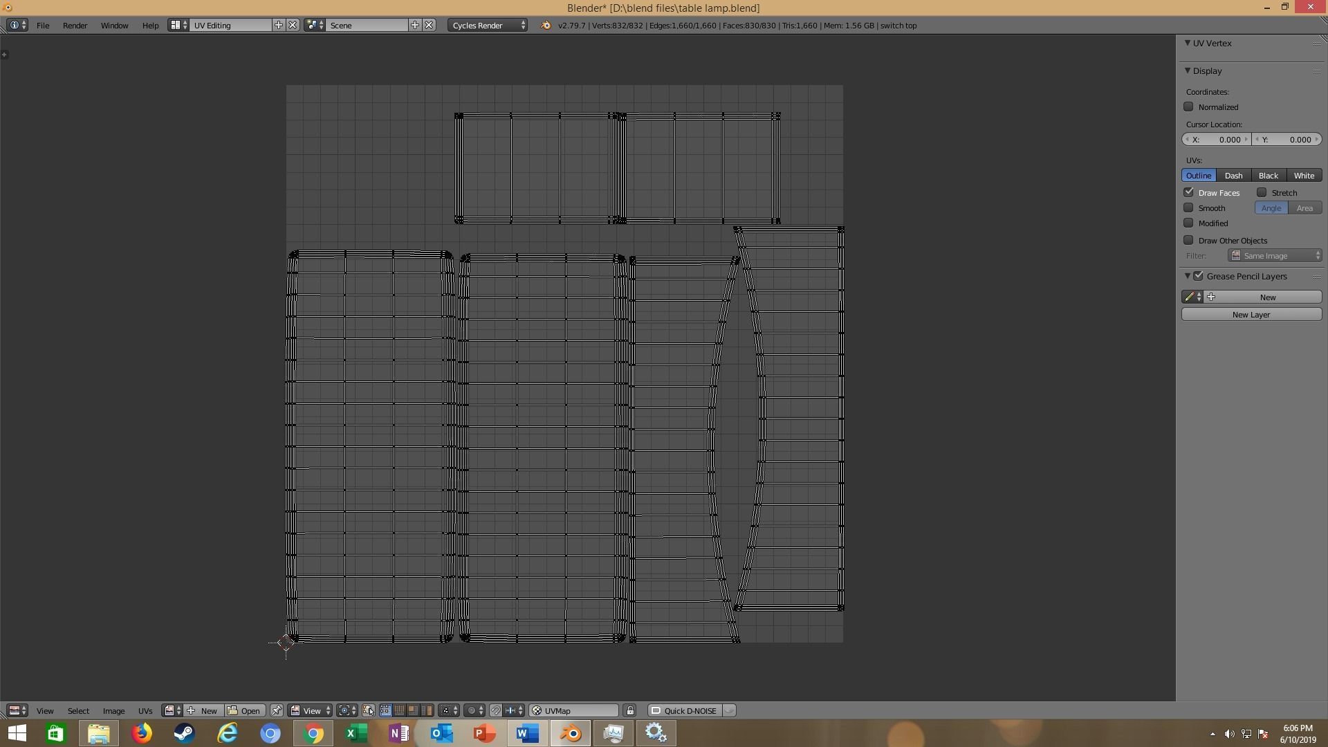 modern table lamp 3D model_76