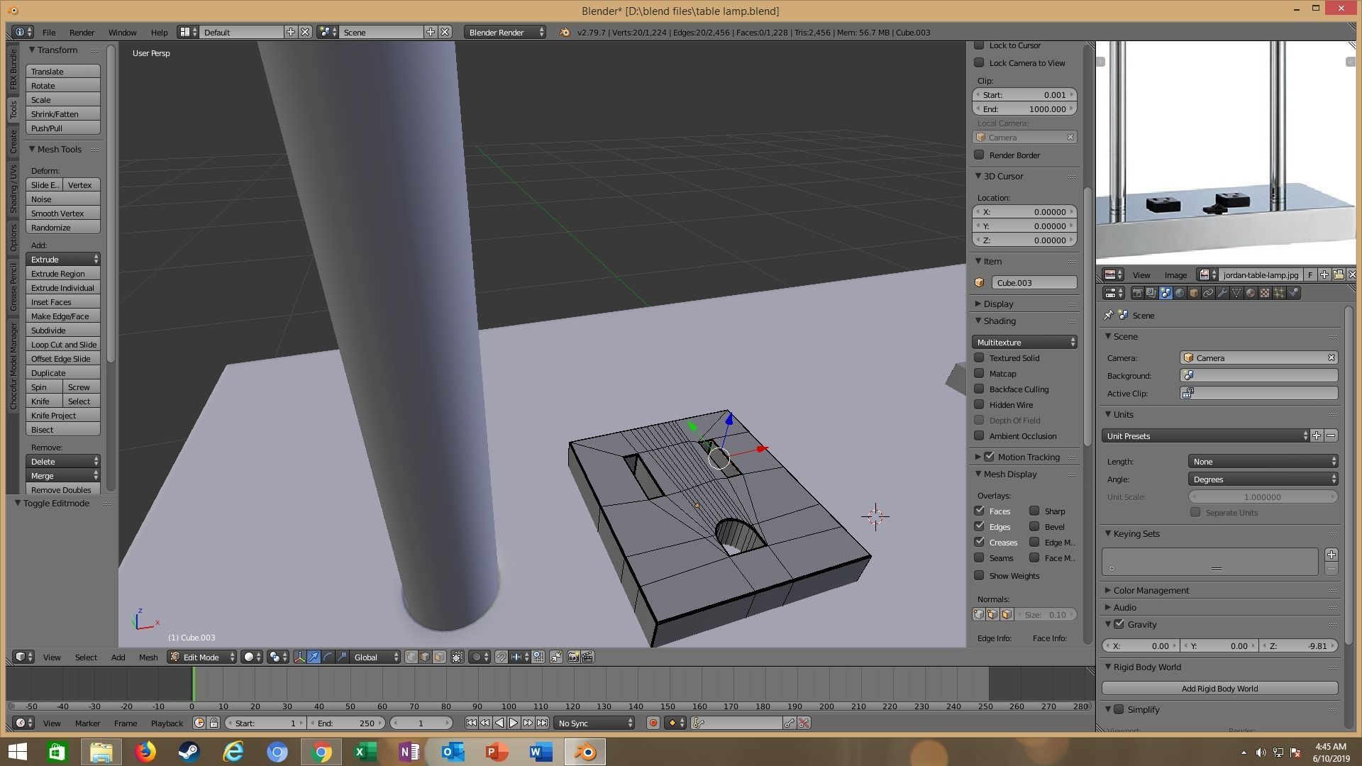 modern table lamp 3D model_39