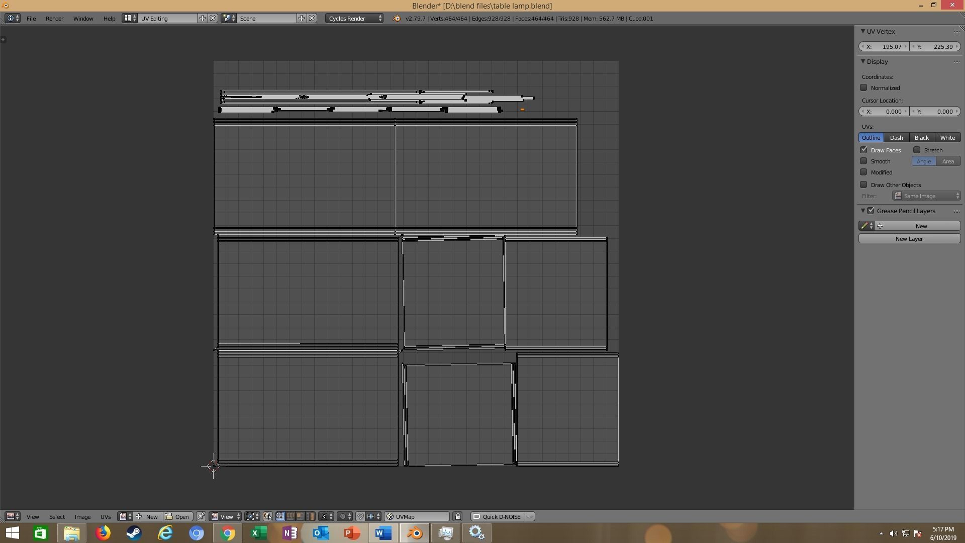 modern table lamp 3D model_45