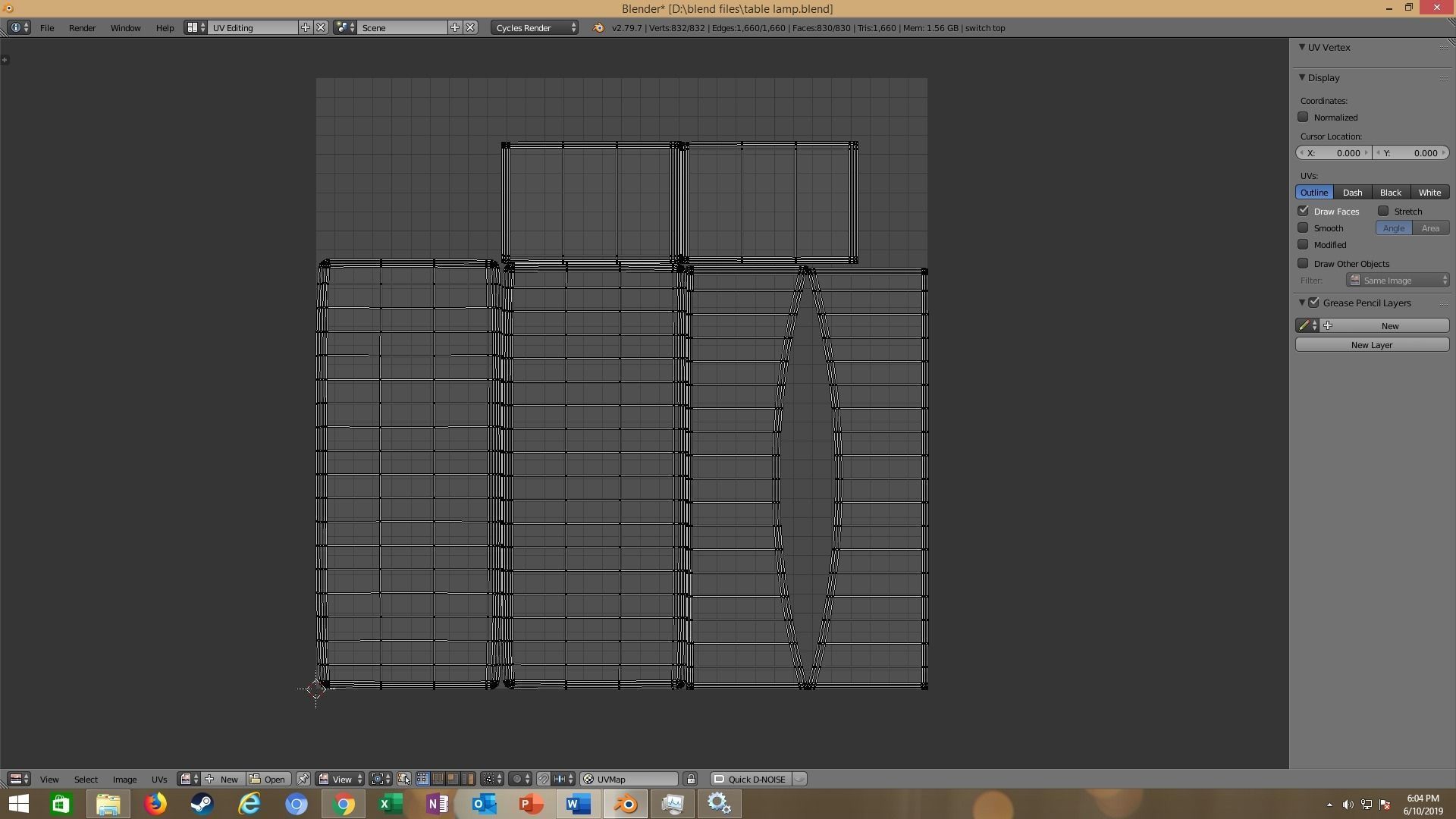 modern table lamp 3D model_75