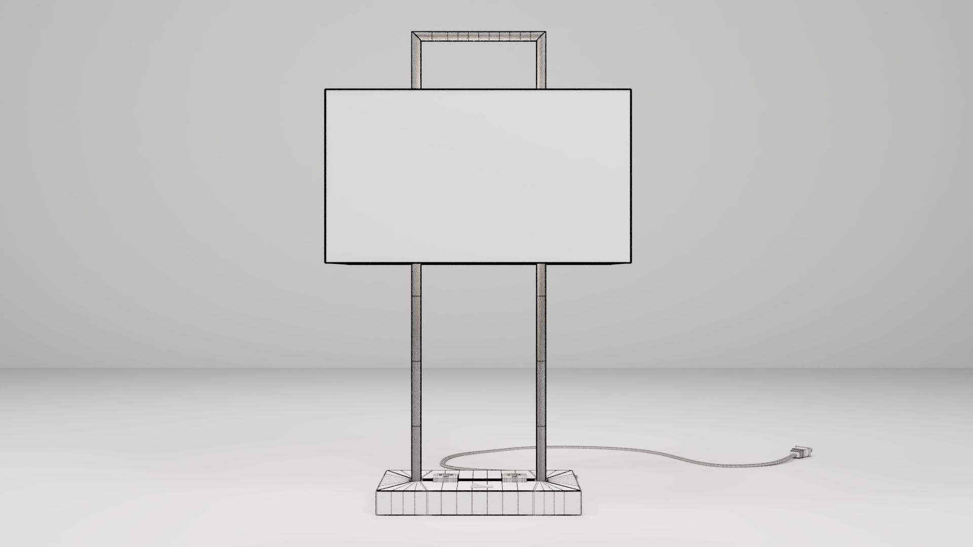 modern table lamp 3D model_13