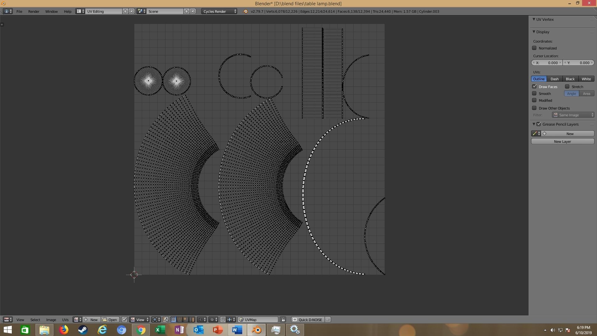 modern table lamp 3D model_80