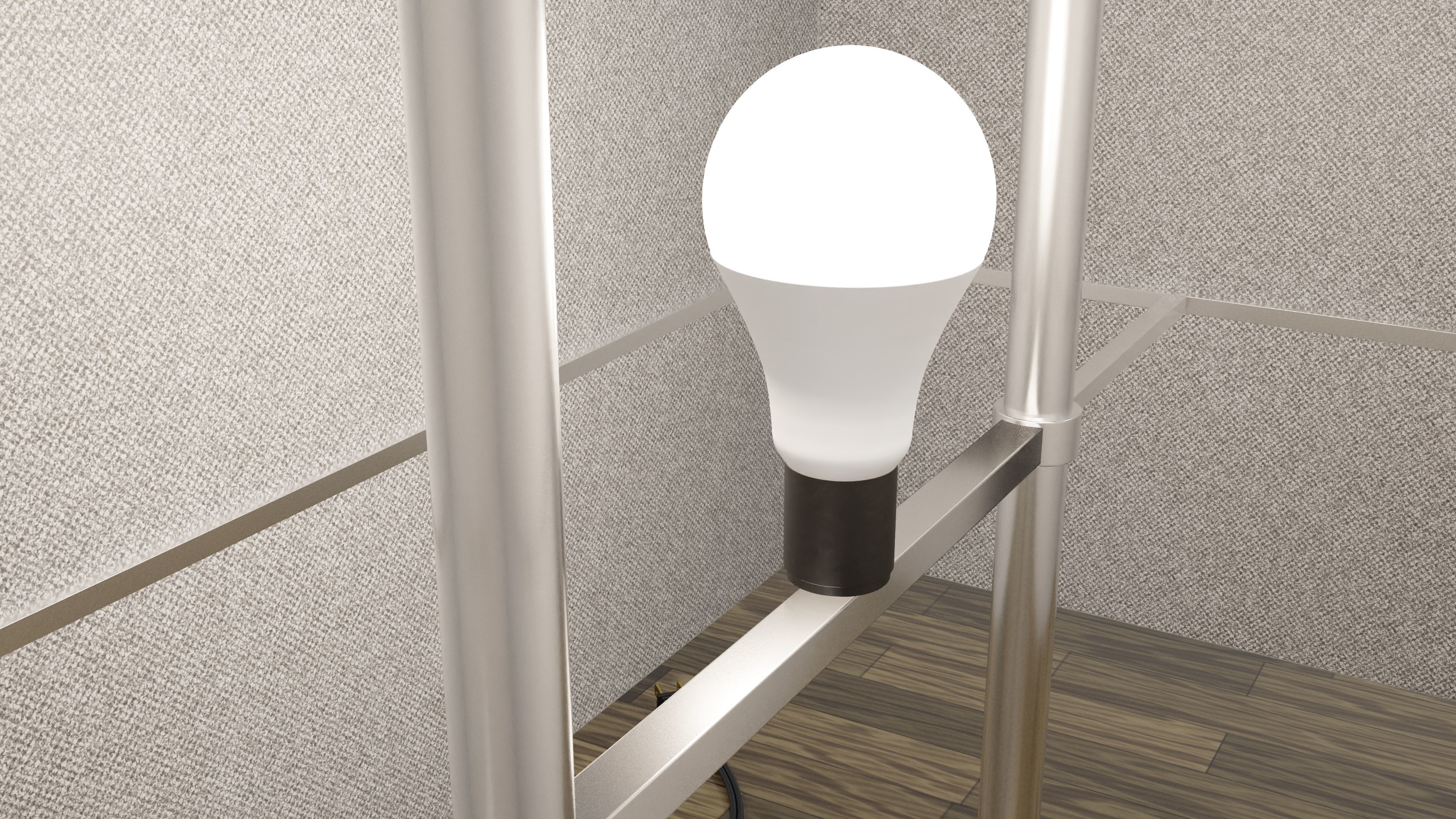 modern table lamp 3D model_12