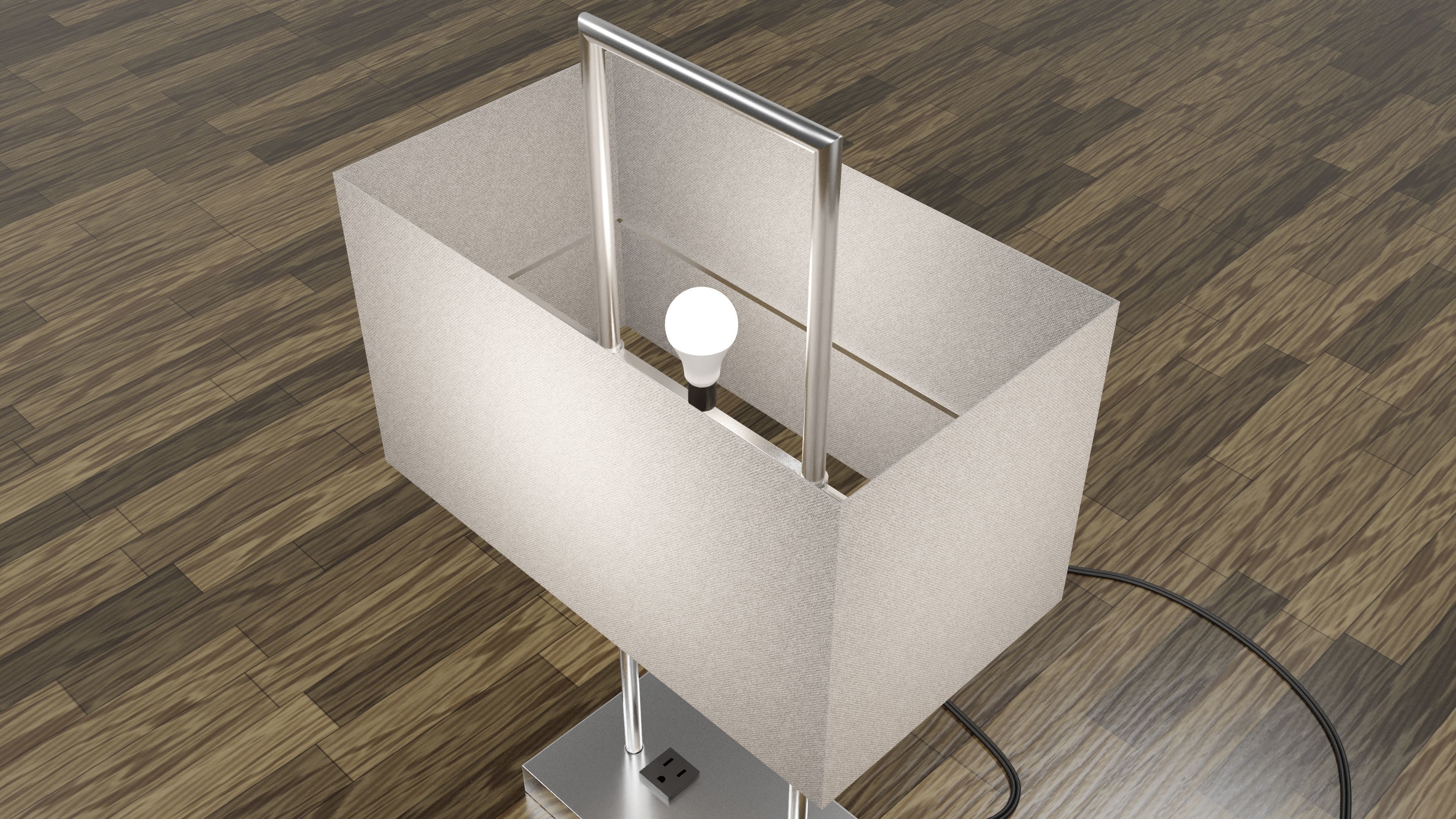 modern table lamp 3D model_5