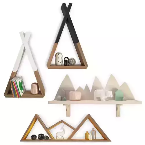 Trendy Teepee Shelves For Kids
