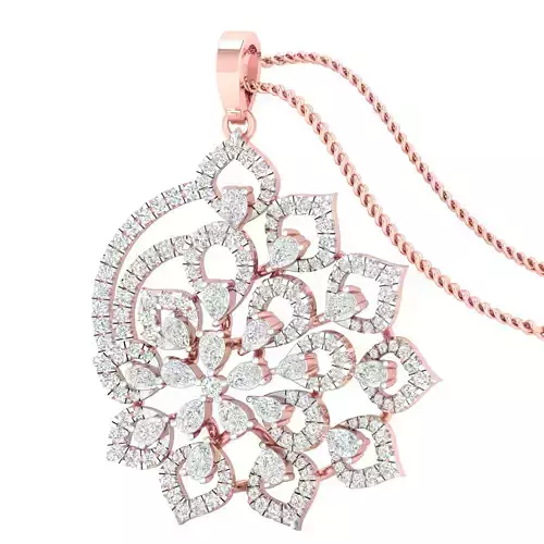 Women pendant earring 3dm stl render detail 3D print model 3D print model