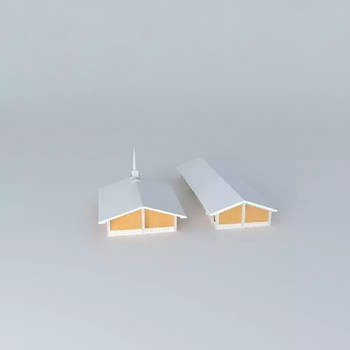 LDS. Reunion Center Mormon Chapel Gomez Palacios, Durango, Me... Free 3D model