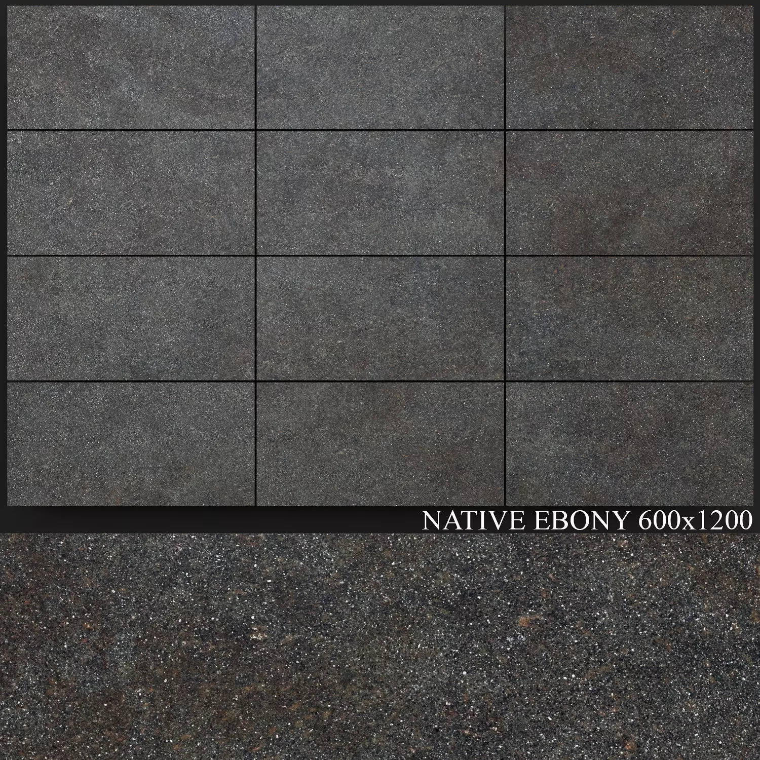 ABK Native Ebony 600x1200 3D model_0