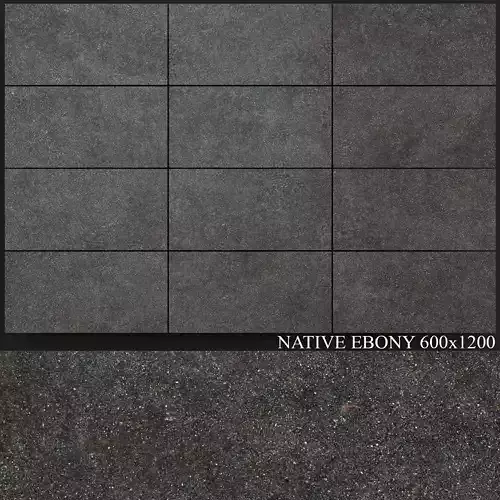 ABK Native Ebony 600x1200 3D model