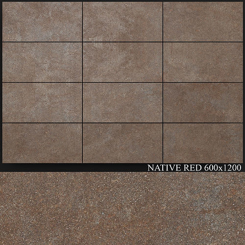ABK Native Red 600x1200 3D model