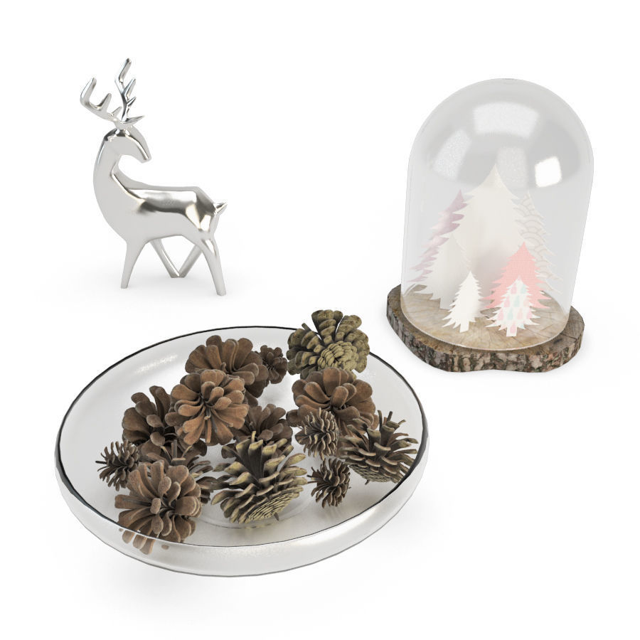 Christmas Decoration 3D model_1