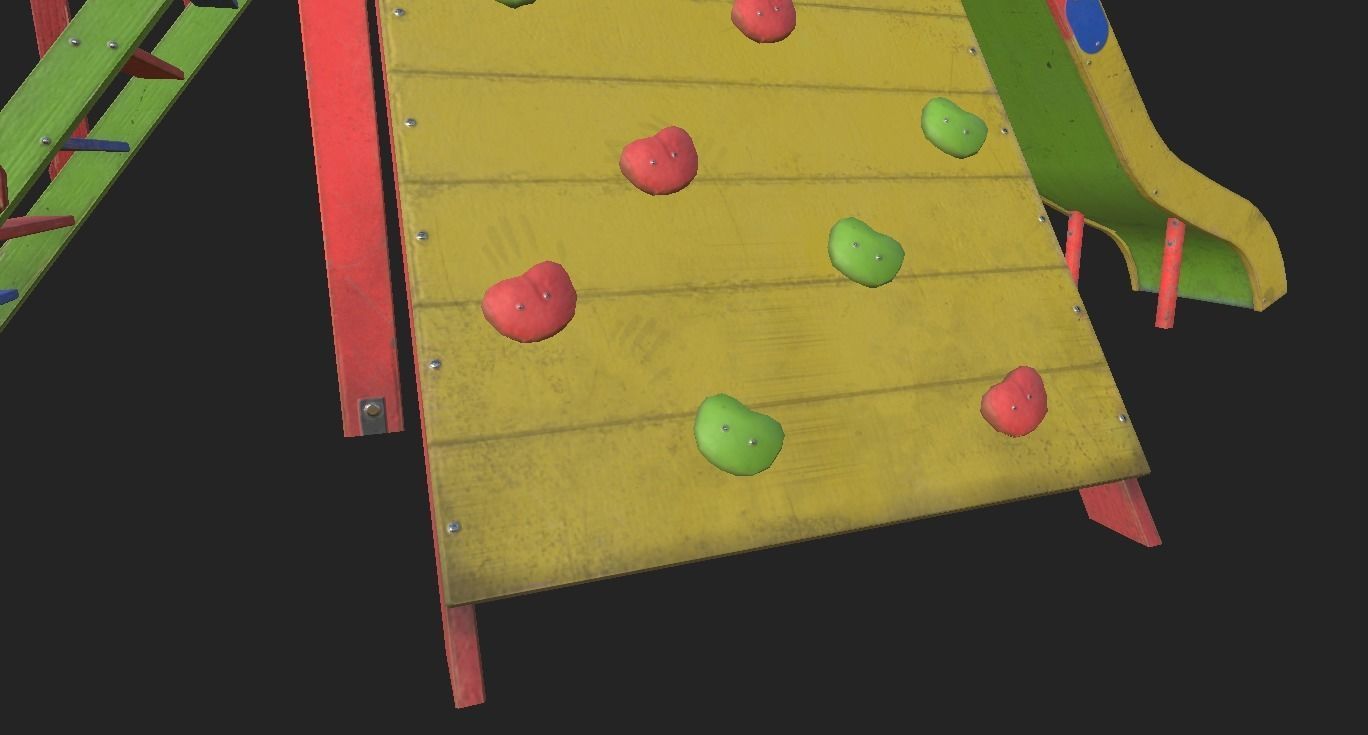 Playground Zoom Low-poly 3D model_5