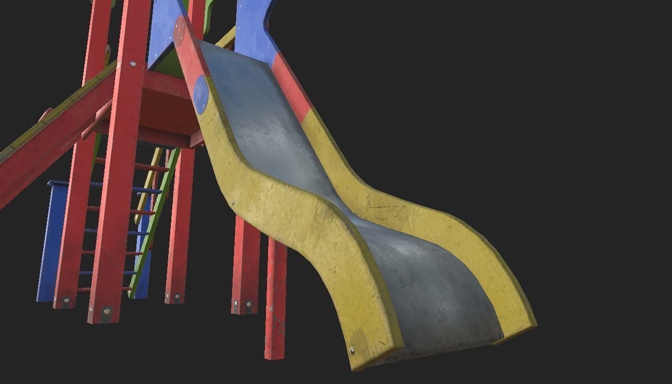 Playground Zoom Low-poly 3D model_6