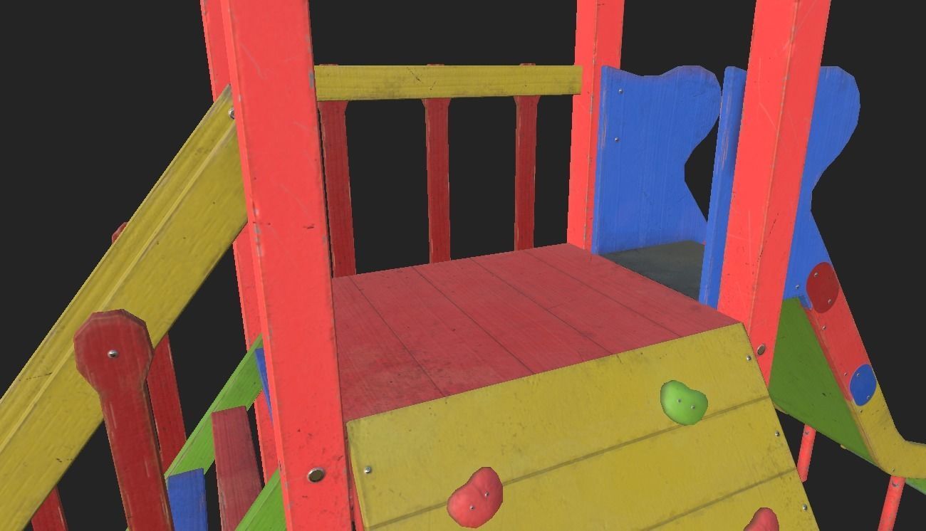 Playground Zoom Low-poly 3D model_8