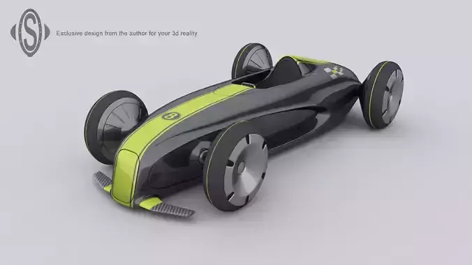 RACER 8 futuristic race car