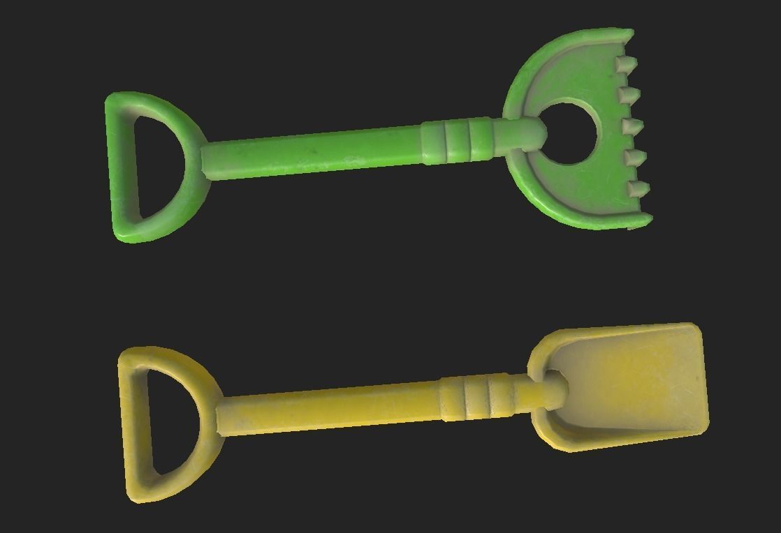 Playground Toys Low-poly 3D model_3