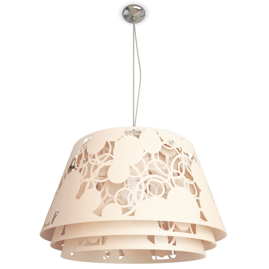 Collage Pendant Lamp Poulsen 3D model_3
