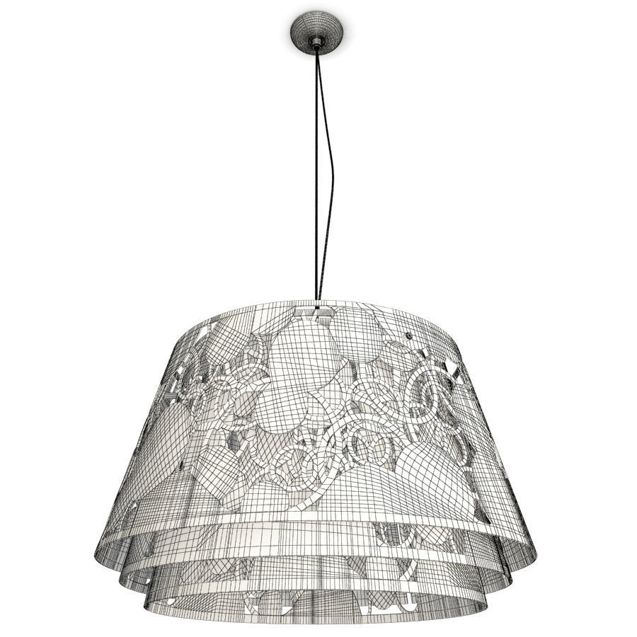 Collage Pendant Lamp Poulsen 3D model_2