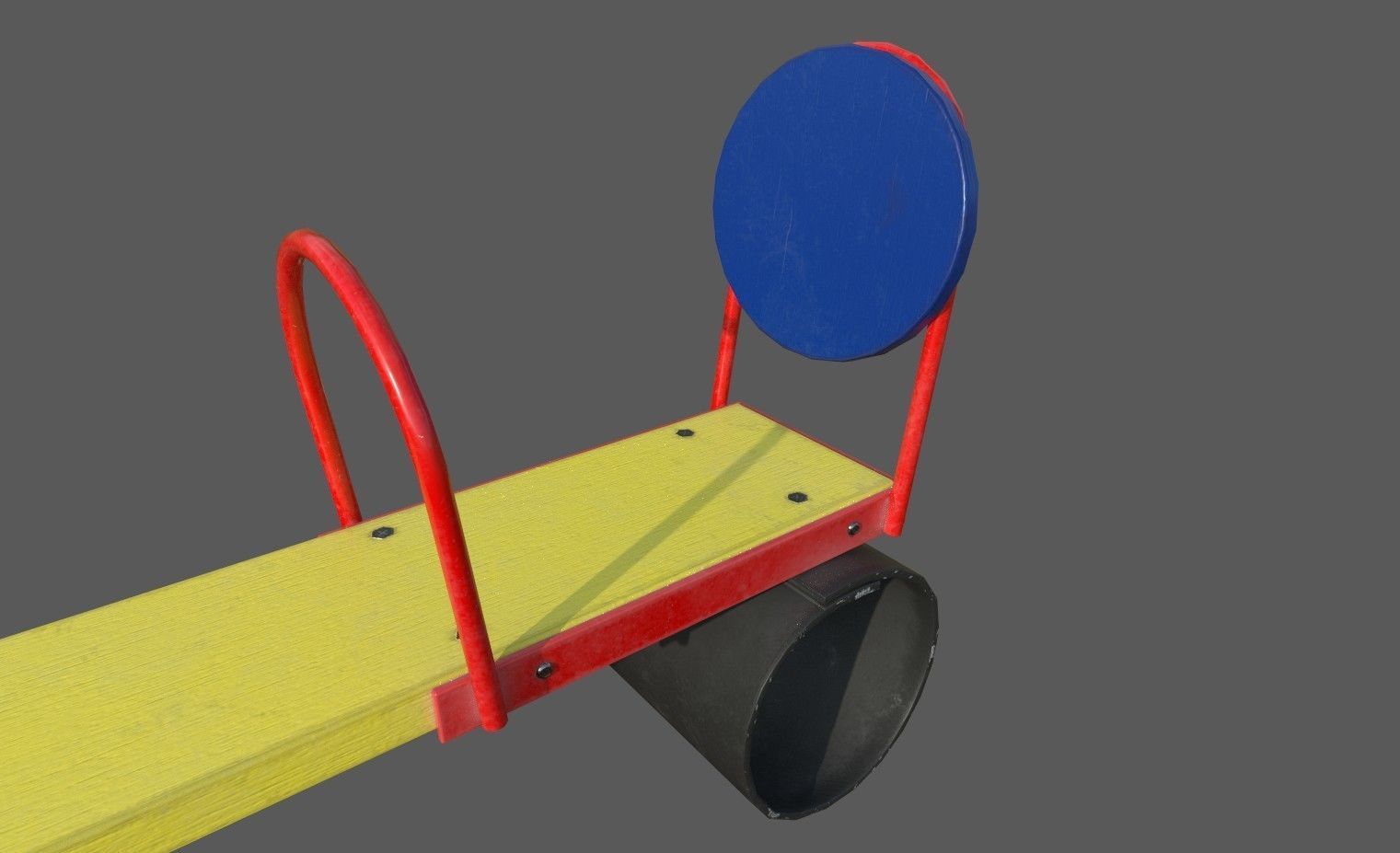 Playground Swing 2 Low-poly 3D model_12