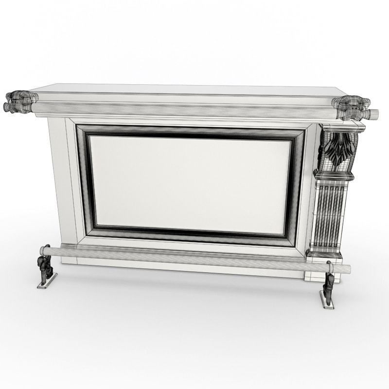 Bar Counter  3D model_10