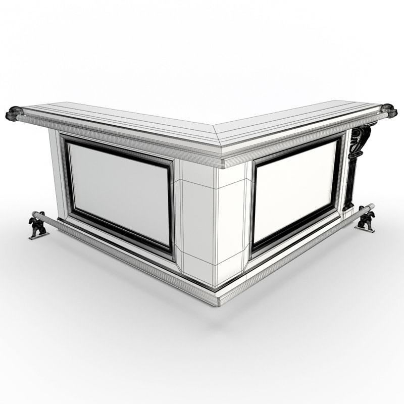 Bar Counter  3D model_12