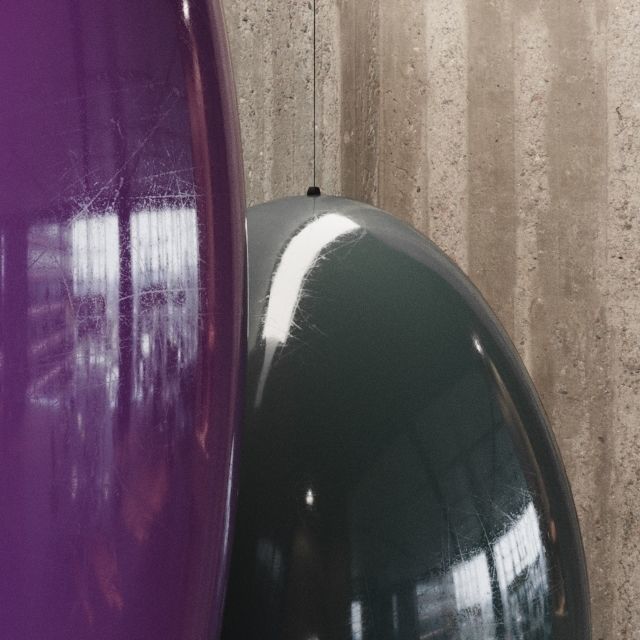 Collection of loft modern sculptures 3D model_11