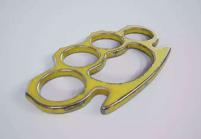 Brass Knuckles PBR Game Ready