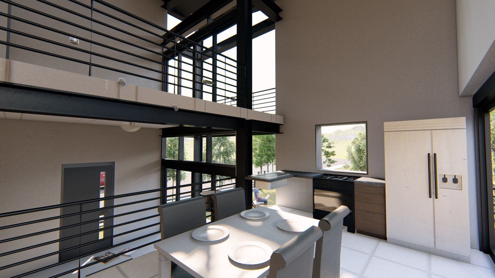 Steel Construction 3D model_4