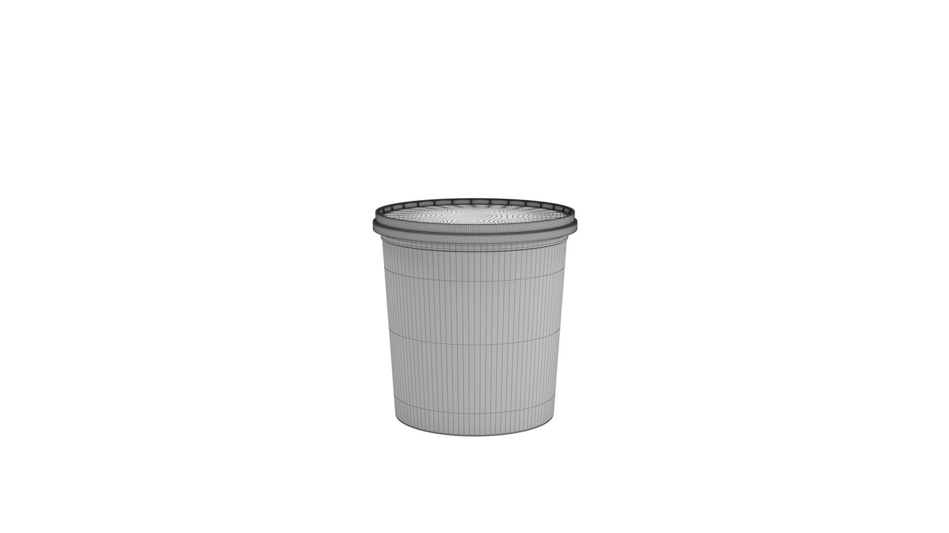 Collection of 17 industrial buckets tubes and cans 3D model_44