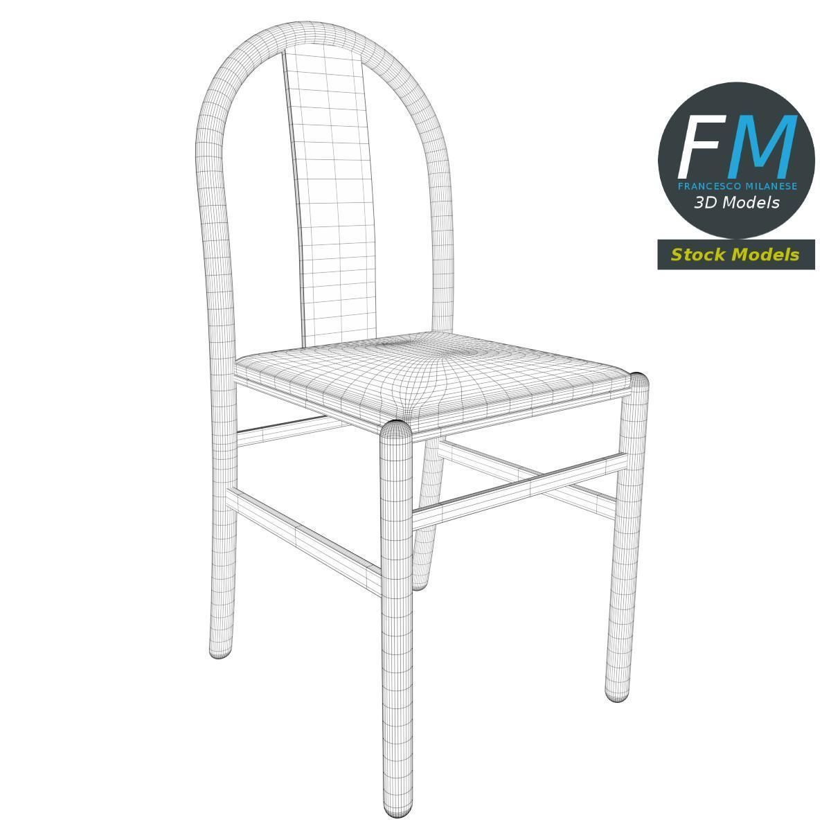 Chair 2 3D model_7