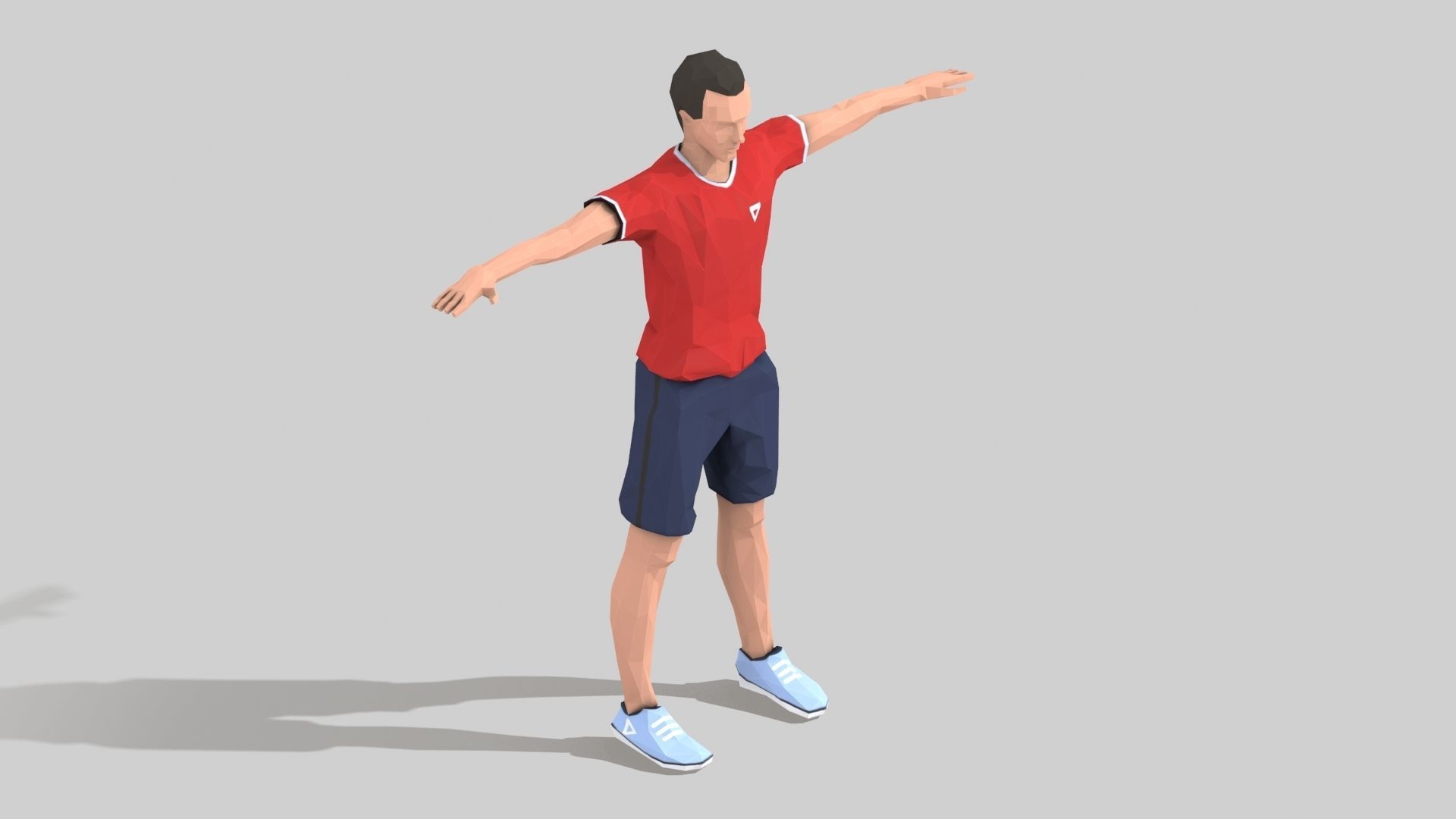 Exercise Animations Bundle Humanoid Low-poly 3D model_14