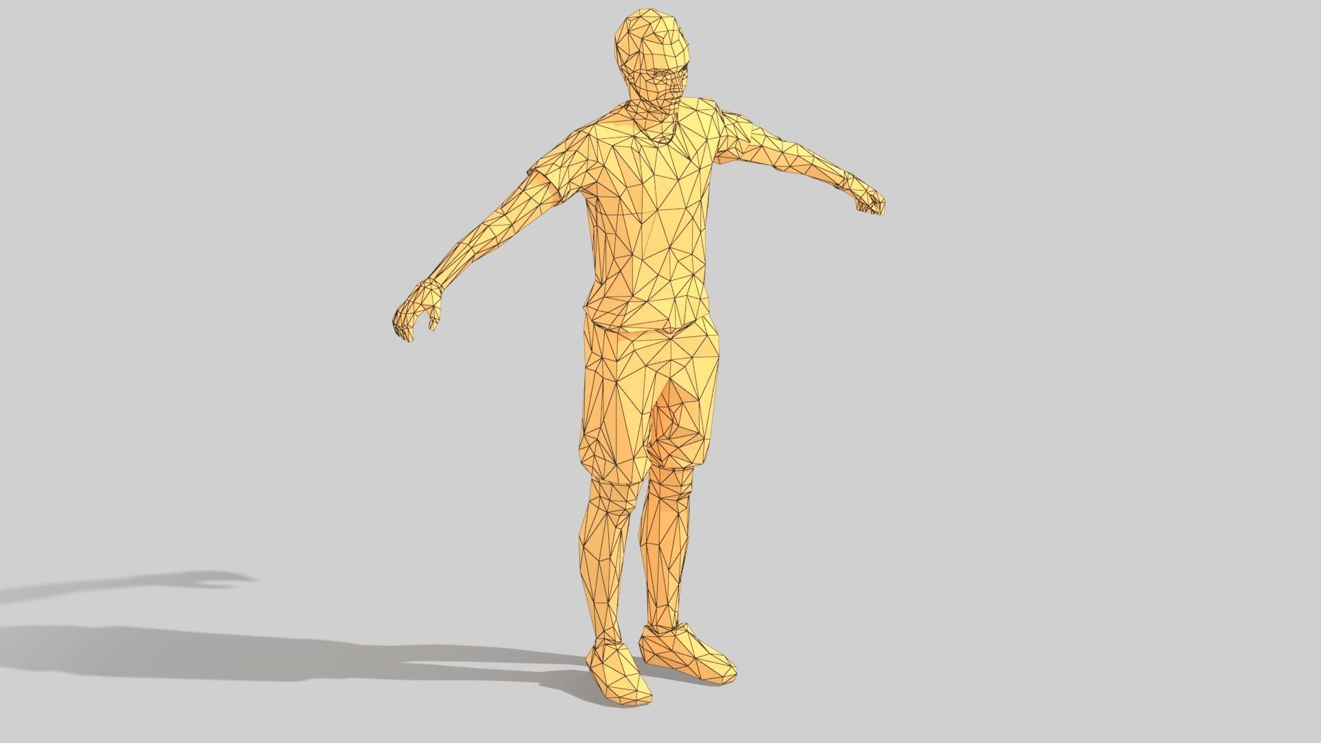 Exercise Animations Bundle Humanoid Low-poly 3D model_17