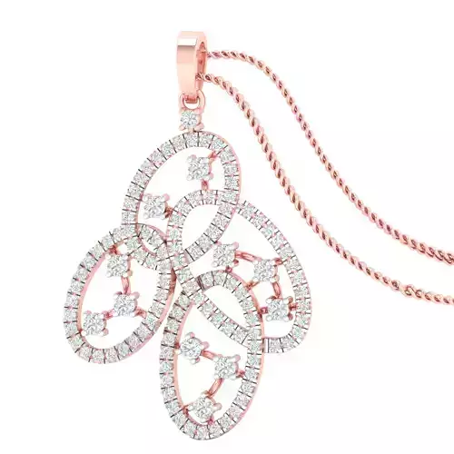 Women pendant earrings 3dm stl render detail 3D print model