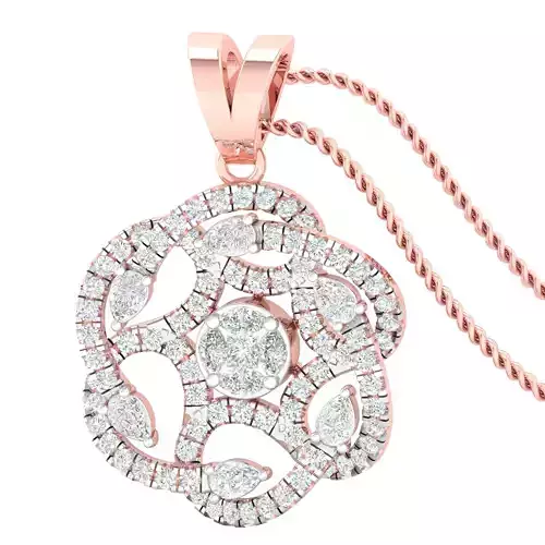 Women pendant earrings 3dm stl render detail 3D print model