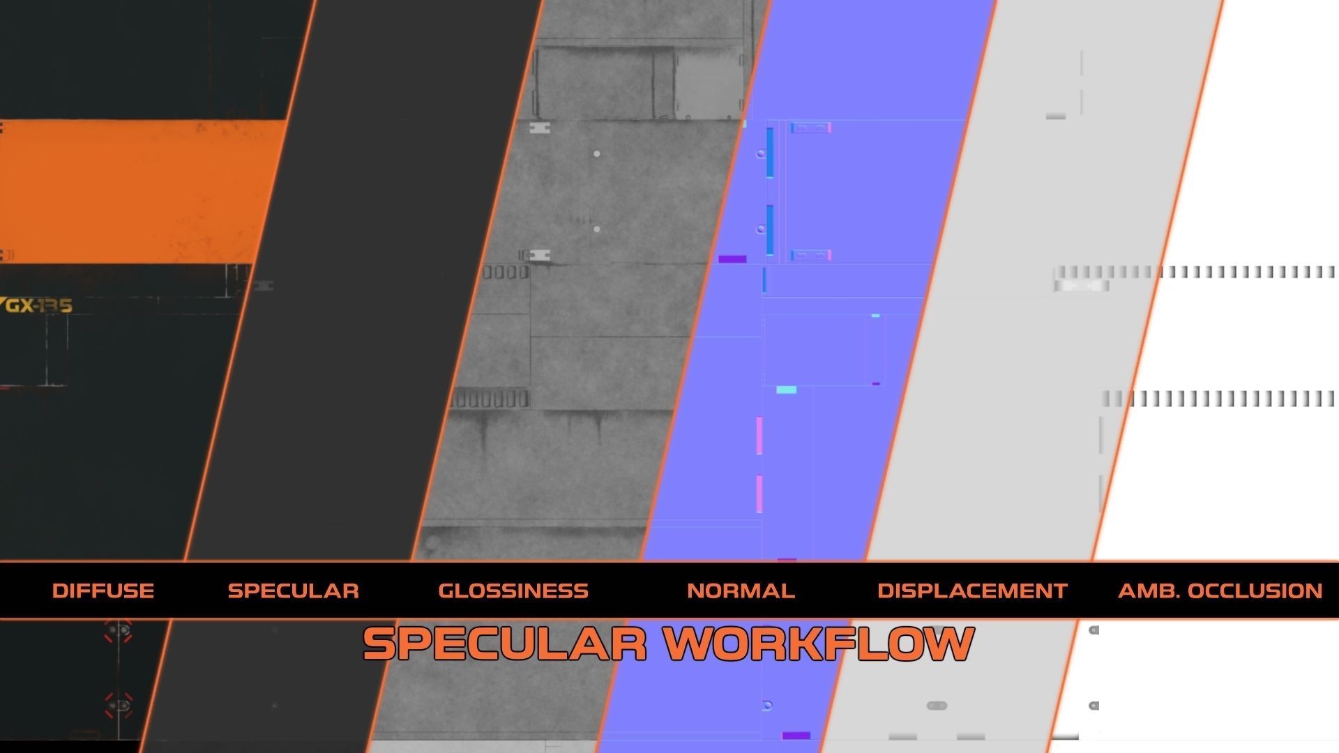 Sci fi Trim sheet textures 3 Variations Texture_3